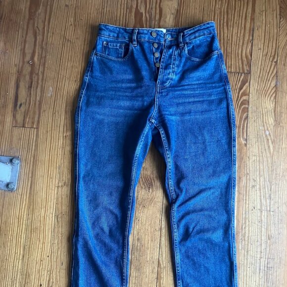 Sezane Le Brut Bleu Denim - Tall - Size 27 - Picture 3 of 4